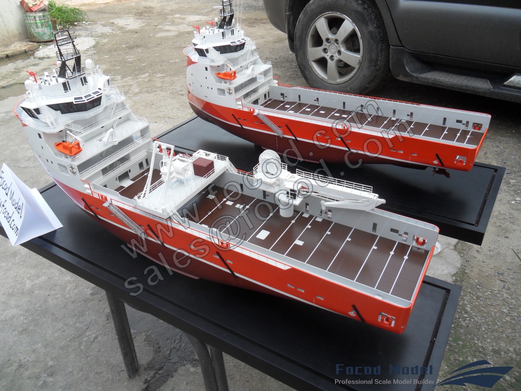 custom made model of ULSTEIN PX121H Platform Supply Vessel (83.4m)